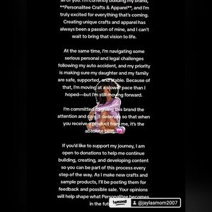 Infomation On Why I Am Curently Not Selling.